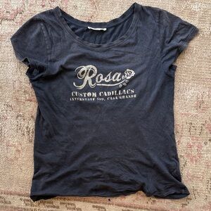 Spell Black Rosa Graphic Short Sleeve Tee